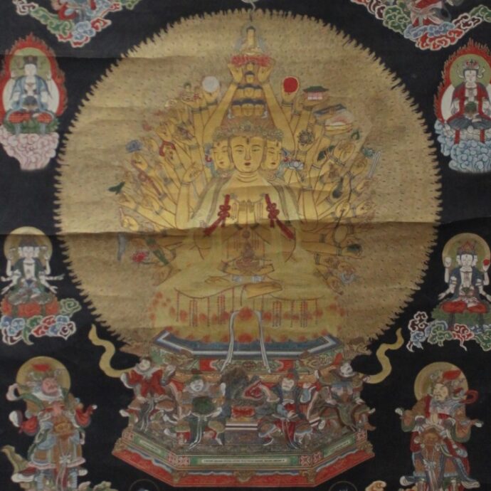 観音図掛軸買取例