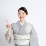 訪問着を着た女性