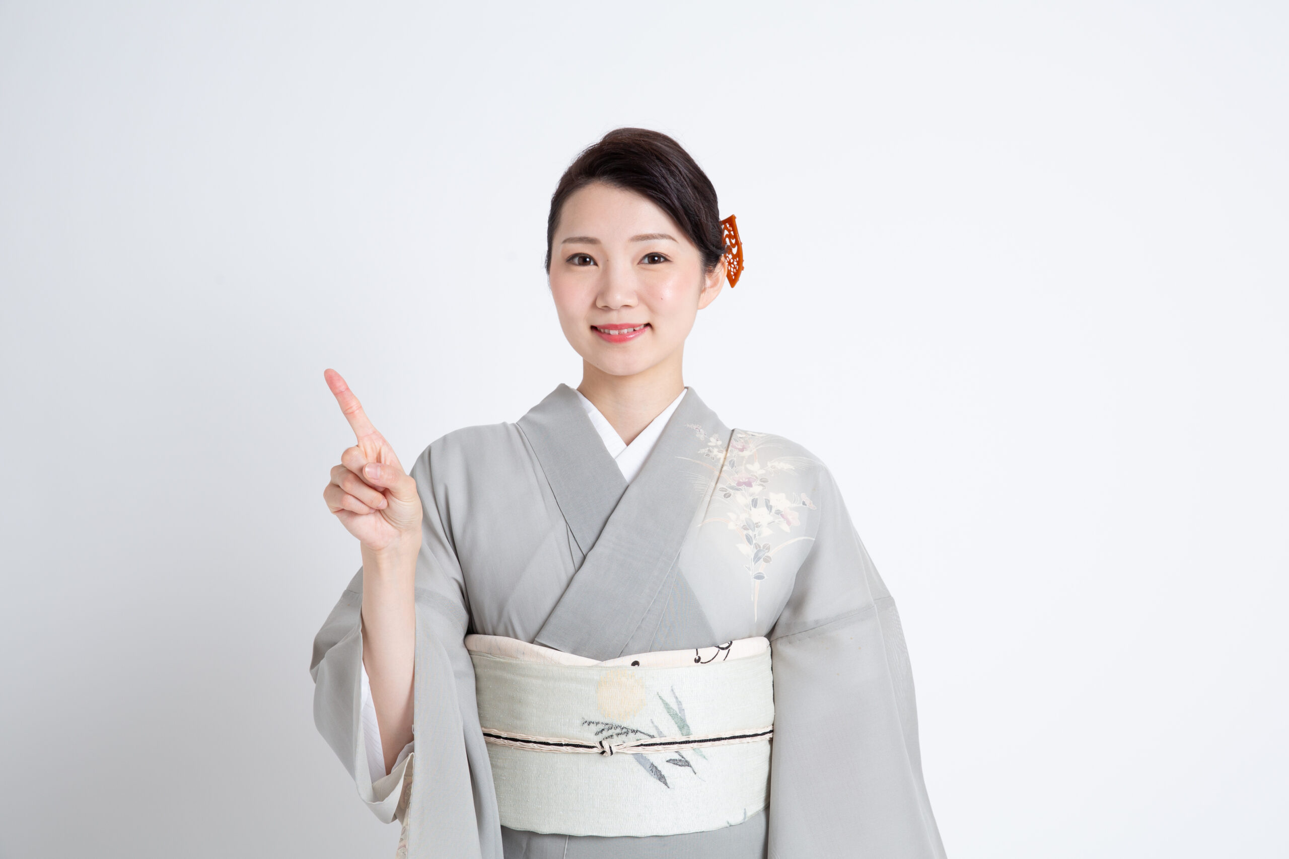訪問着を着た女性
