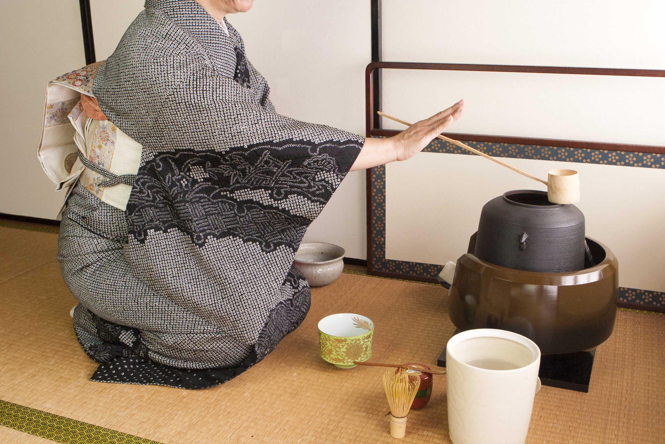 茶会の様子
