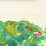 カラフルな水彩画
